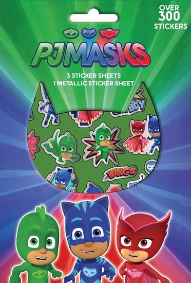 Αυτοκόλλητα 300τεμ Μπλοκ 14, 5χ21, 5εκ Pj Masks .